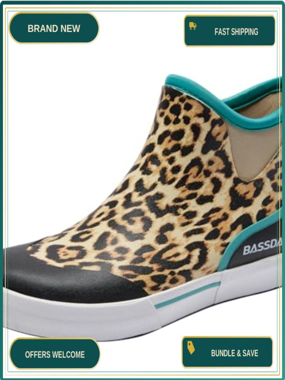 Waterproof Ankle Rain Boots Non-Slip Rubber Neoprene Garden Fishing Women